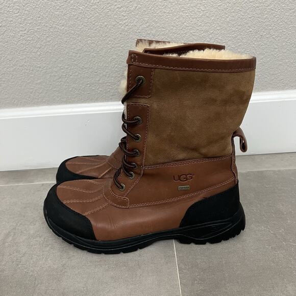 UGG Butte Mens Size 9 Brown Vibram Waterproof Outdoor Snow Boots Shoes 5521 main image 6
